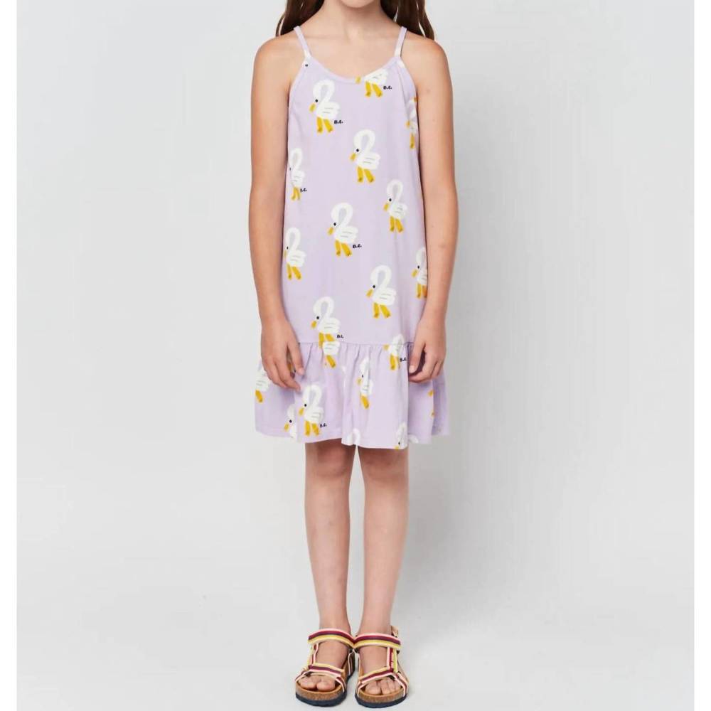 NEW BOBO CHOSES pelican strap dress in lilac